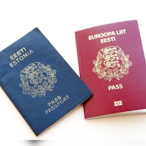 Registered Estonian passports